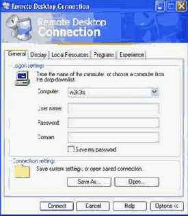 Клиент Remote Desktop Connection