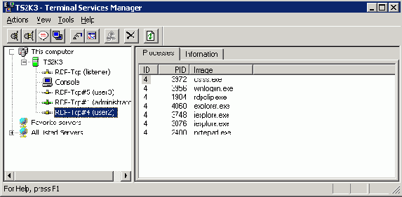 Terminal Services Manager