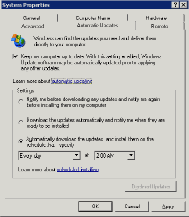 Windows Automatic Updates